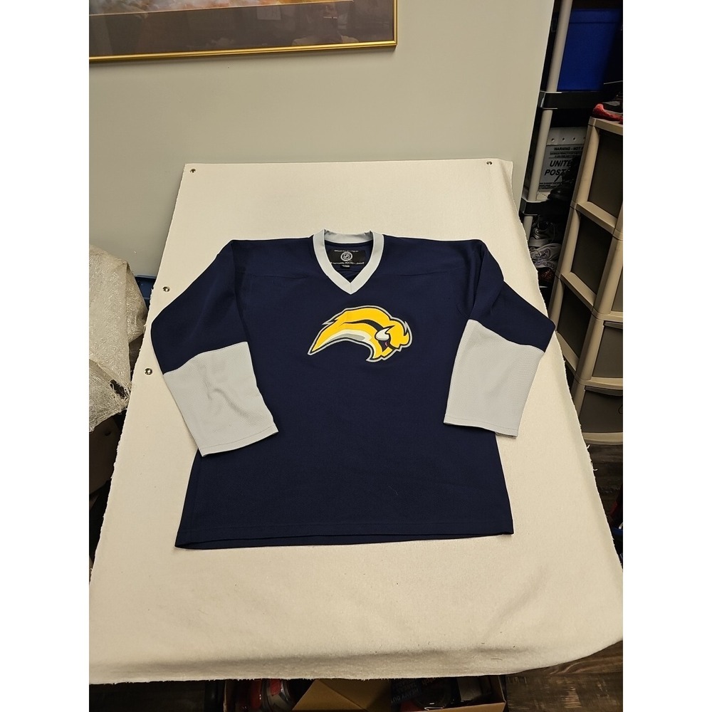 BUFFALO SABRES NHL BRAND LONG SLEEVE HOCKEY‎ JERSEY BIG XL RARE EXCELLENT